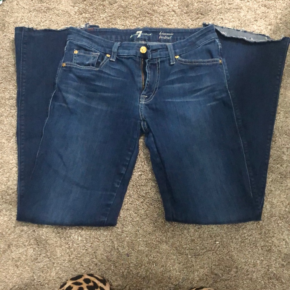 7 For All Man Kind Kimmi Bootcut Jeans. 29. EUC.